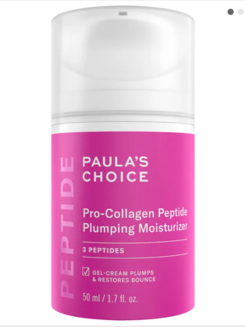Paula's Choice Pro-Collagen Peptide Plumping Gel-Cream Moisturizer 50mL | NEW